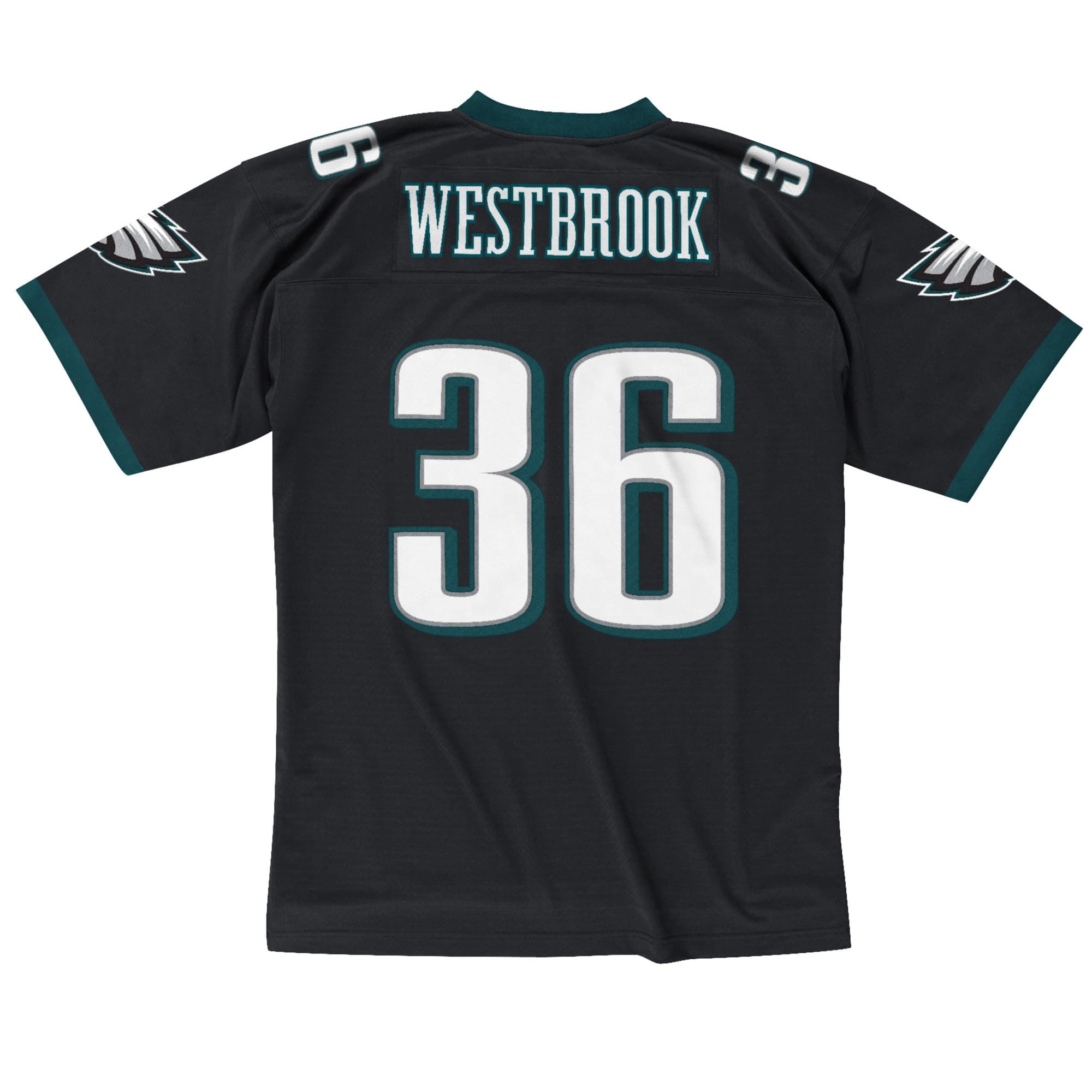 Brian Westbrook #36 Philadelphia Eagles Mitchell & Ness Throwback NFL Jersey Black
