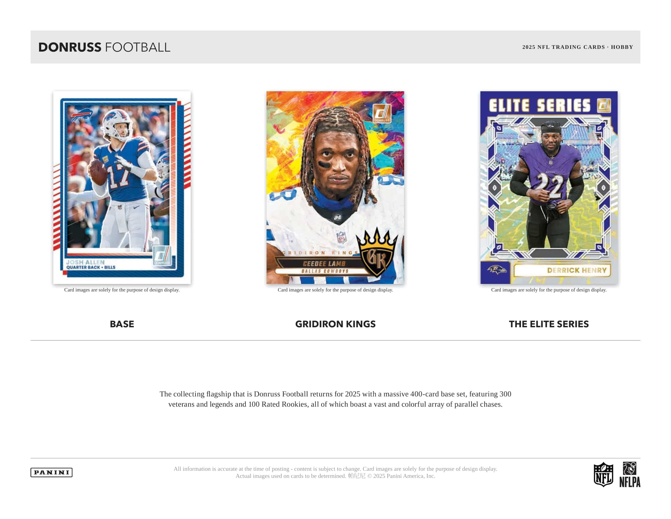 2025 Panini Donruss Football NFL Hobby Box