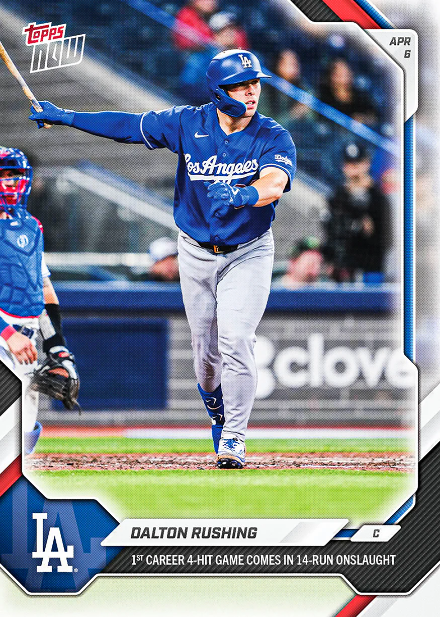 Dalton Rushing - 2026 MLB Topps NOW® - Card 57