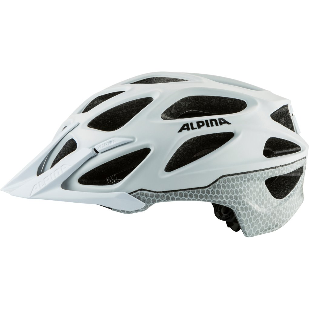 Alpina Mythos Reflective Helmet - white matt