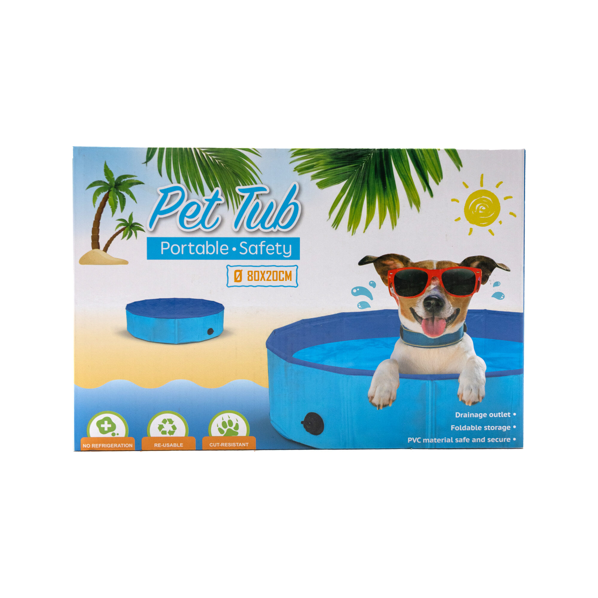 Aquavibes Dog Paddling Pool - S