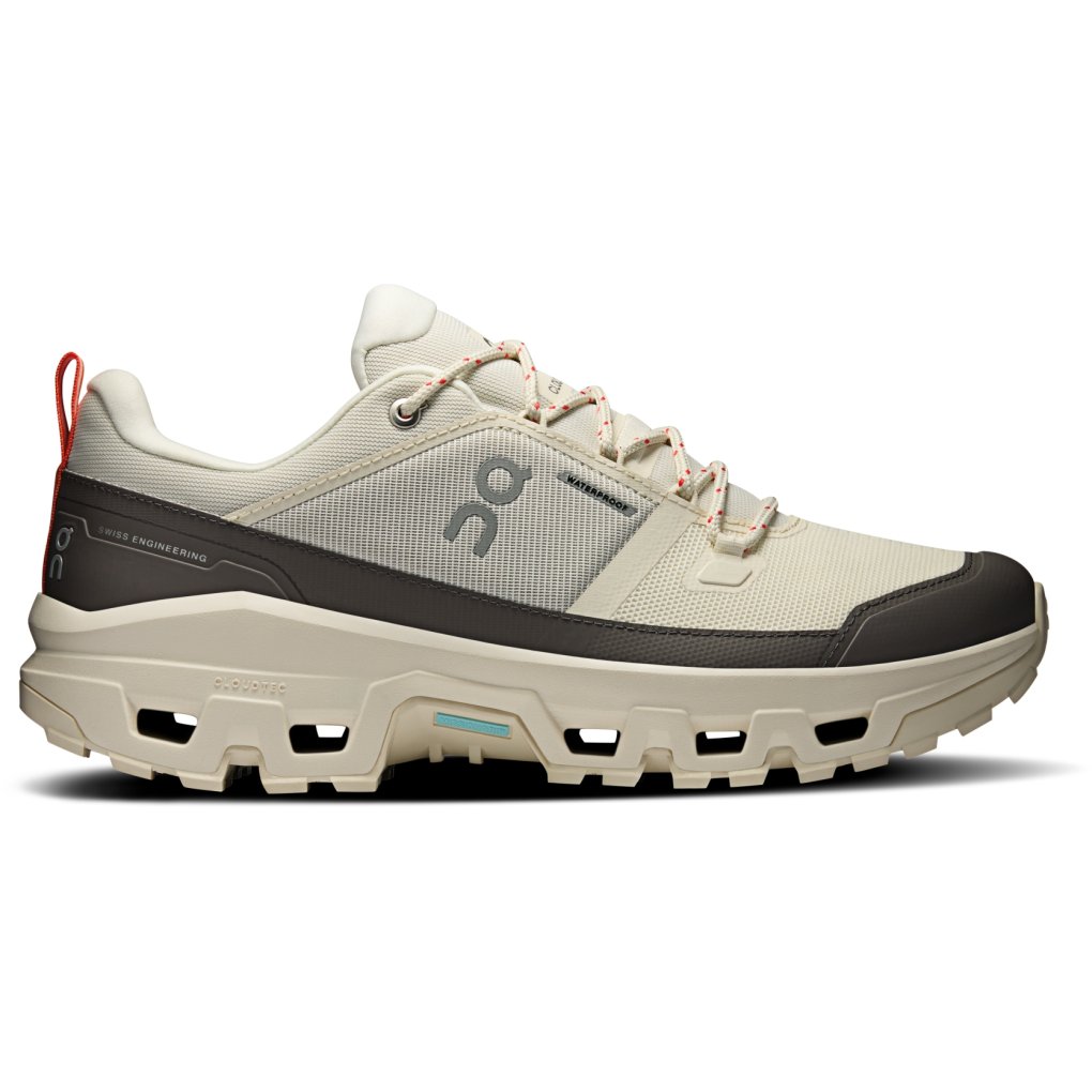 On Cloudrock Low Waterproof Hiking Shoes Men - Ivory | Ivory