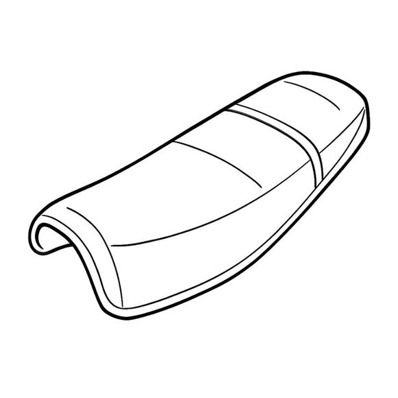 Selle confort Bagster Ready NOIR LISERE ARGENT - GrisHONDA 1000 CB 1000 R NEO SPORTS CAFE ABS (SC80) - 2018 - 2021Ref : 5370A