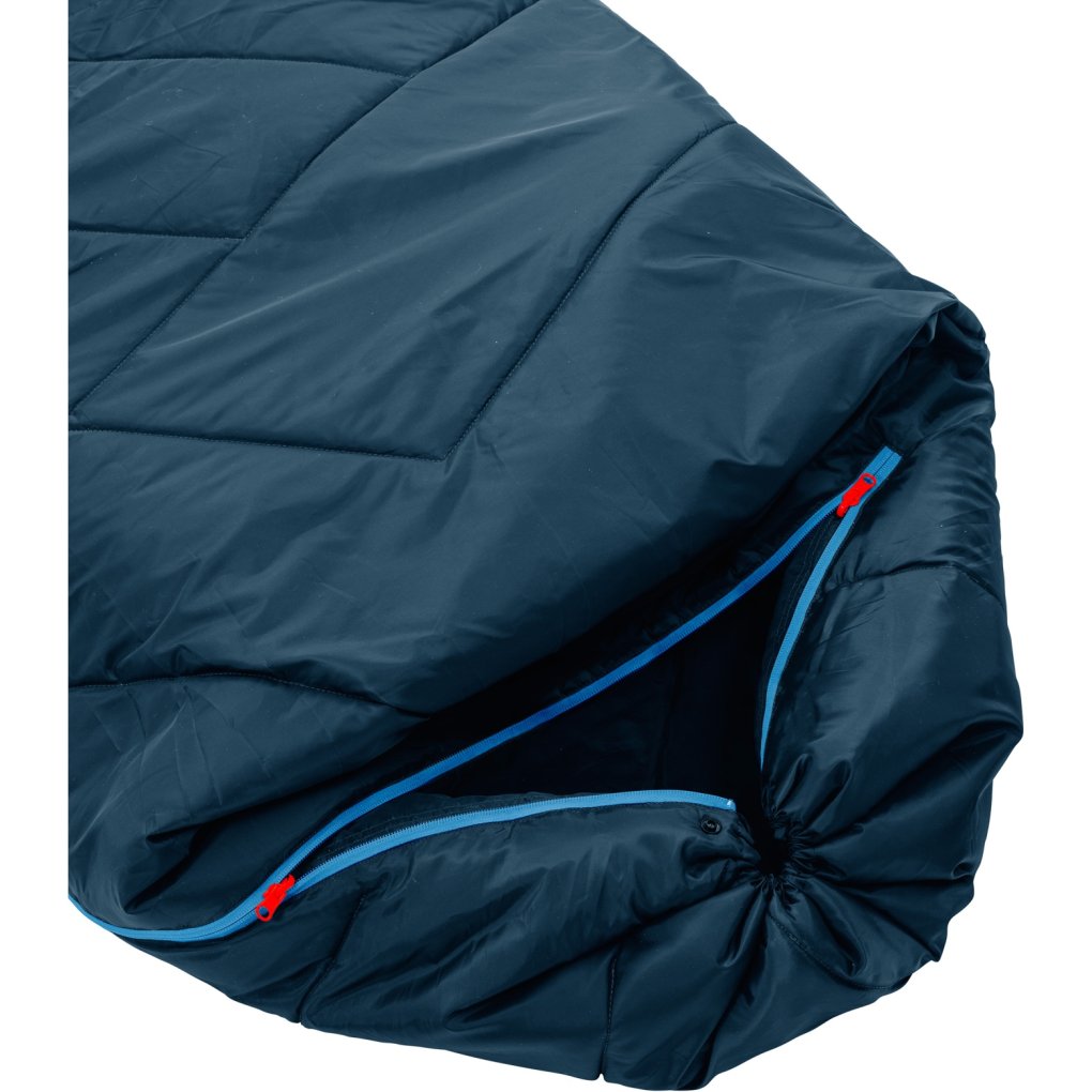 Vaude Navajo 500 II SYN Sleeping Bag - Zip left - baltic sea