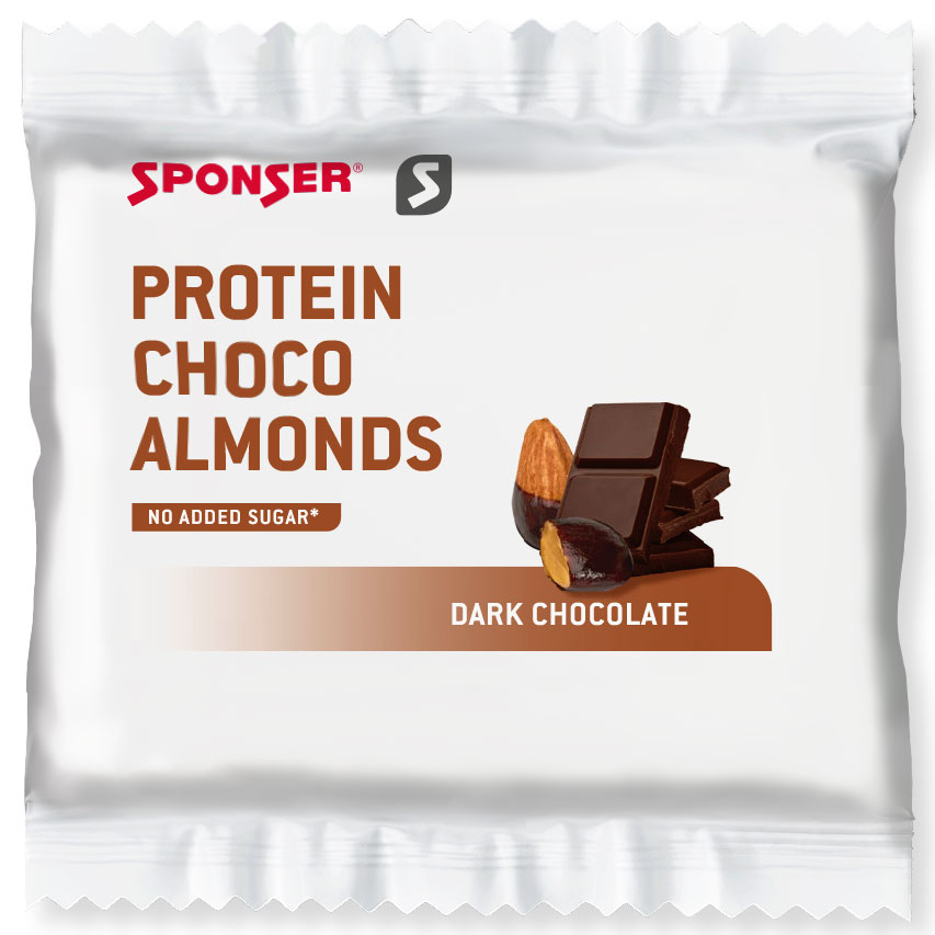 SPONSER Protein Choco Almonds - Sports Snack - 12x45g