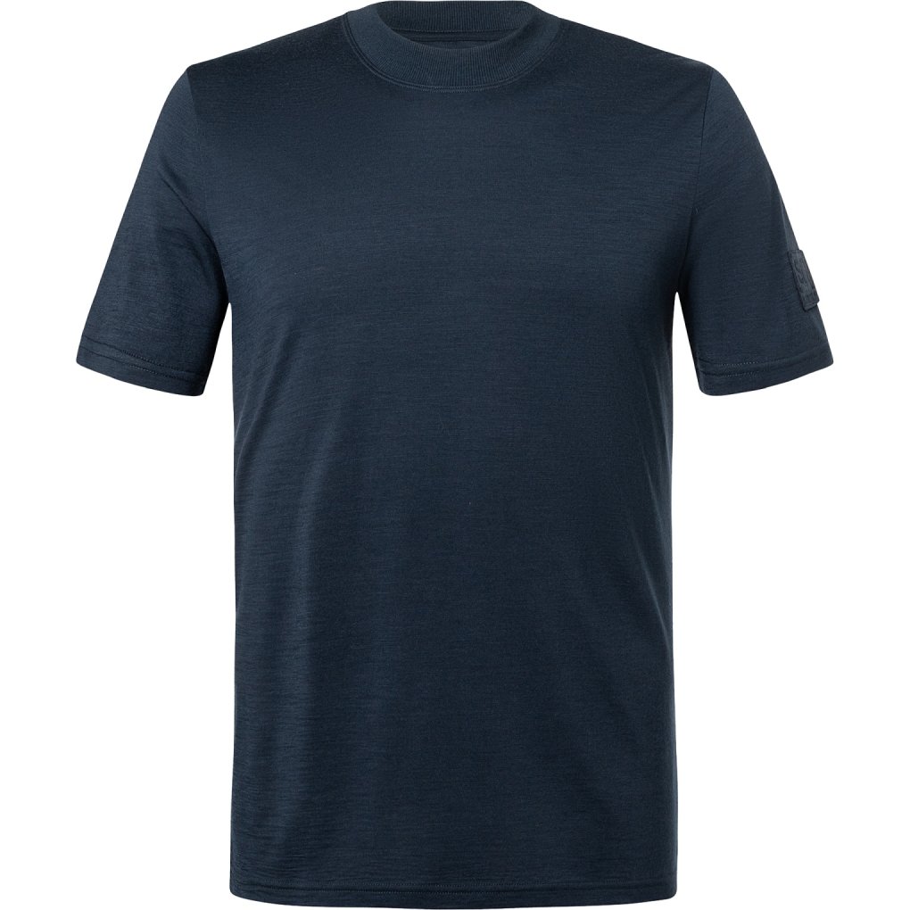 SUPER.NATURAL Casual Rib Bio J Tee Men - Blueberry
