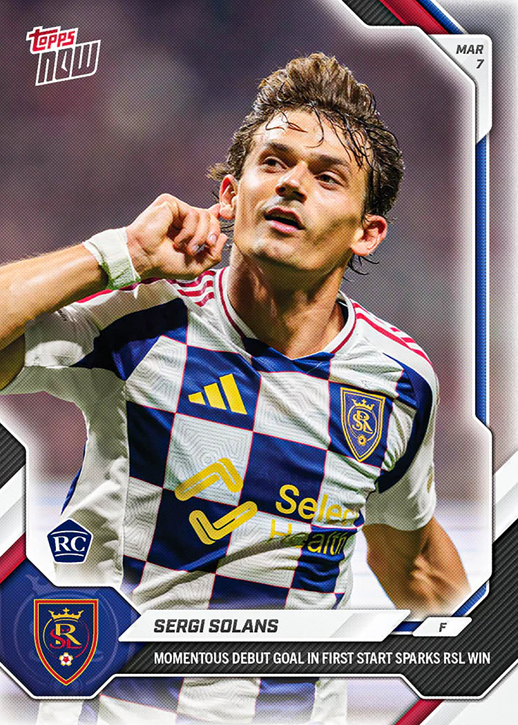 Sergi Solans - 2026 MLS Topps NOW® - Card 8 - PR: 285