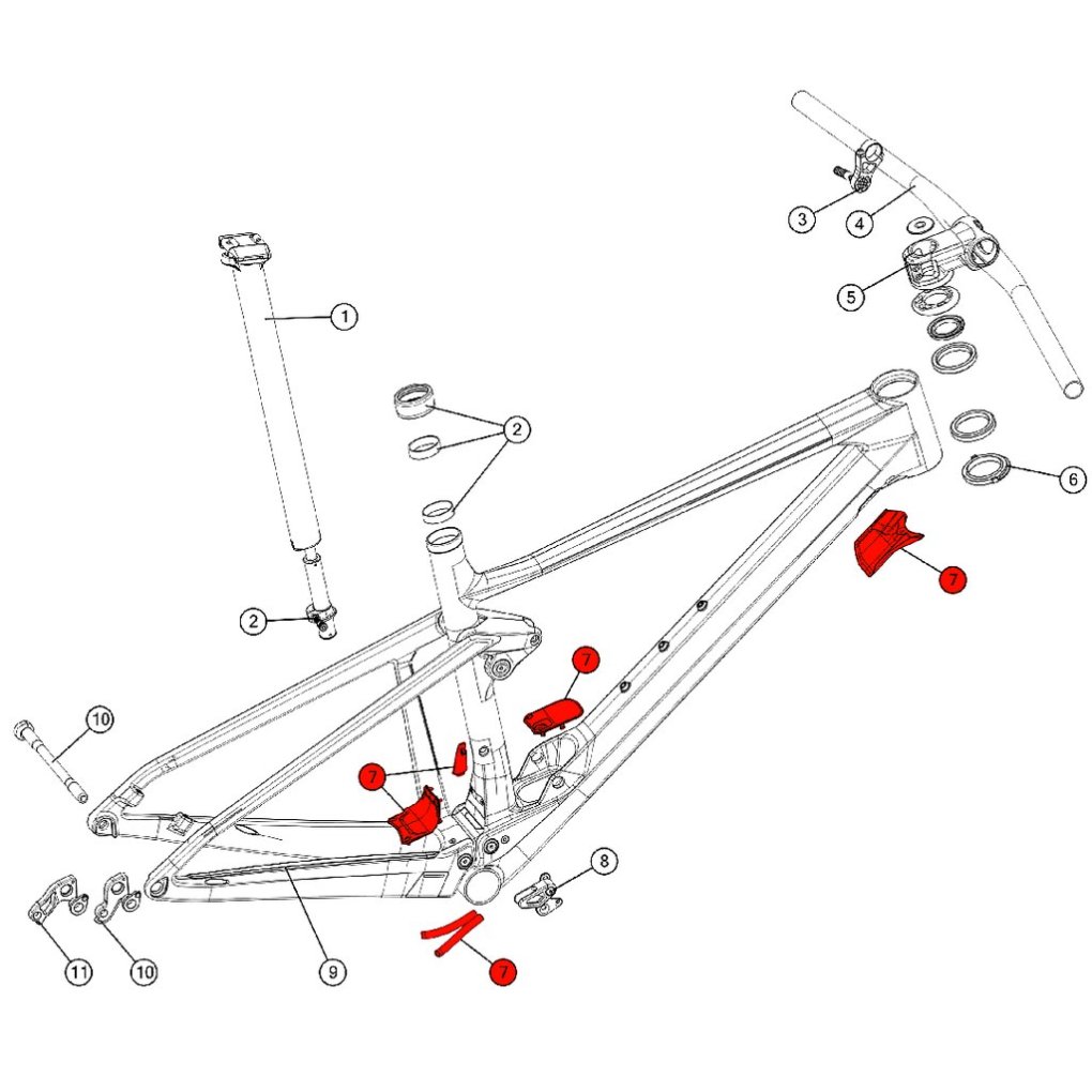 BMC Small Part Kit for Fourstroke 01 (MY 2019) - 301735
