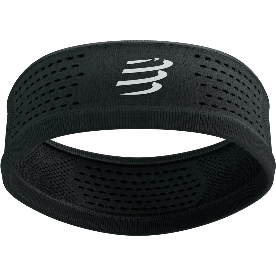 Compressport Thin On/Off Headband - black/white