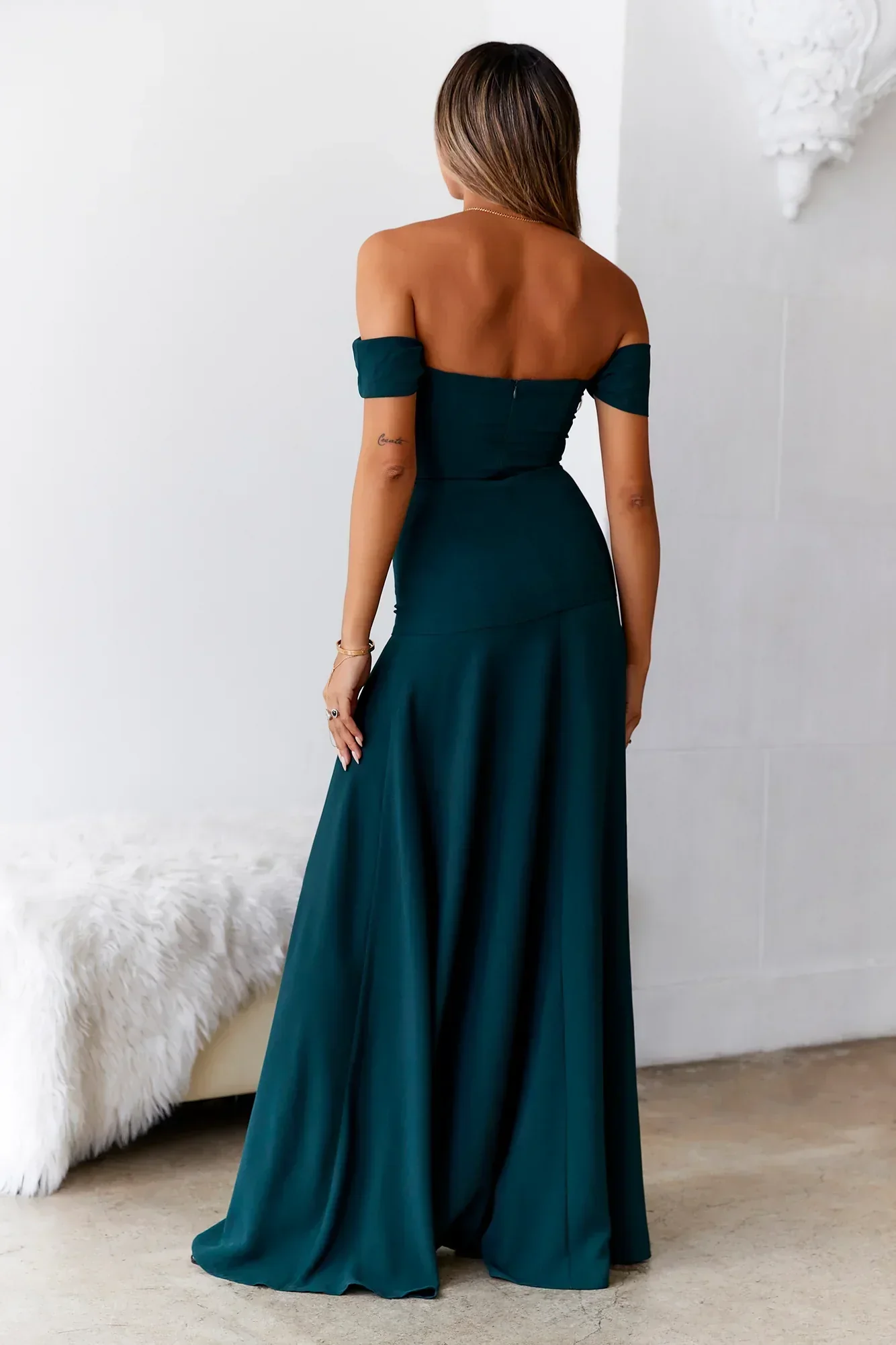 Blushing Cinderella Maxi Dress