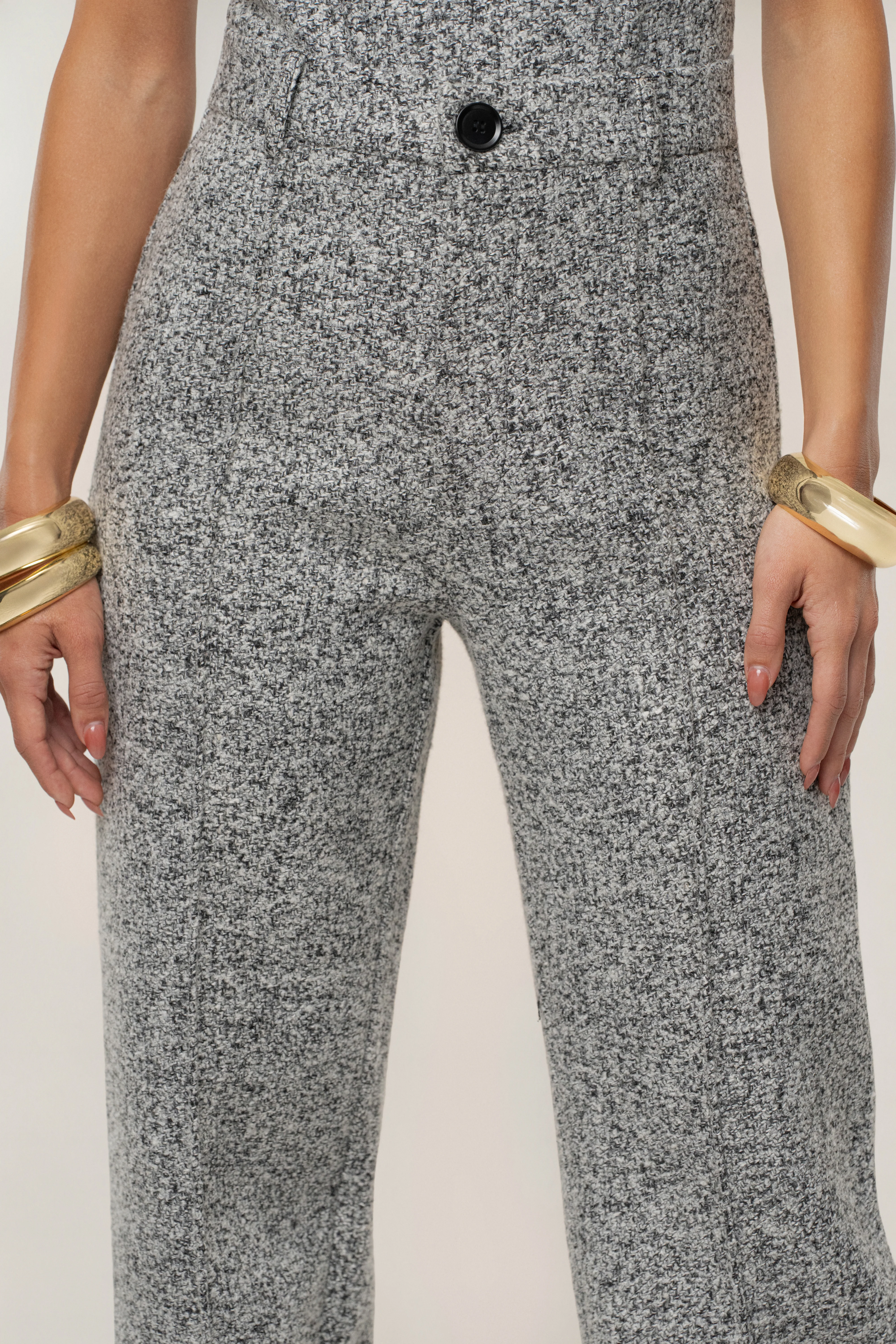 Lt. Grey Stay Sharp Tweed Trouser