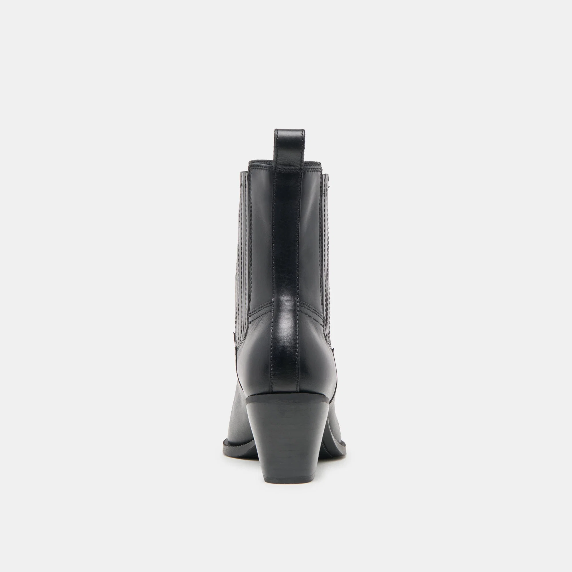 SLIM BOOTIES BLACK LEATHER
