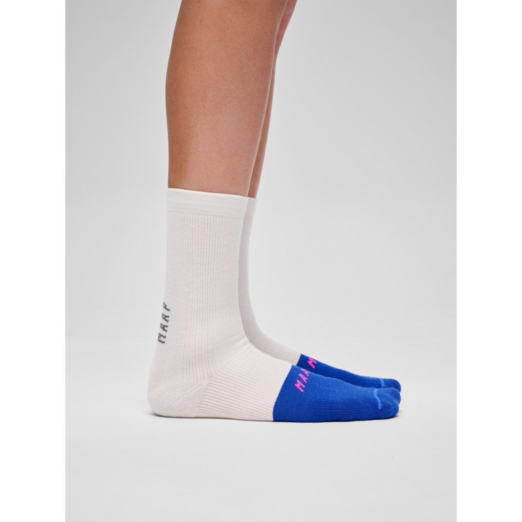 MAAP Division Merino Socks - fog/rgb blue