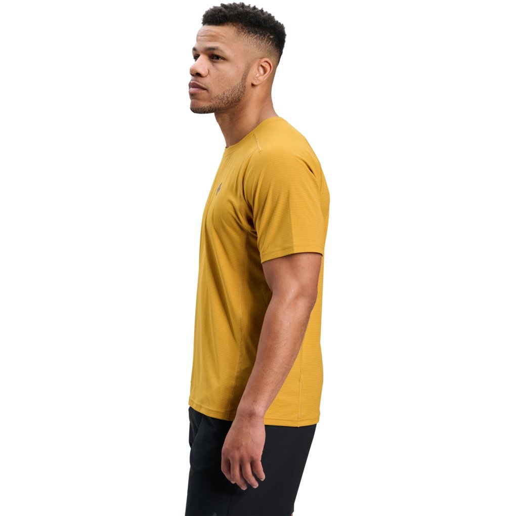 Black Diamond Distance Short Sleeve Tech Tee Men - Amber