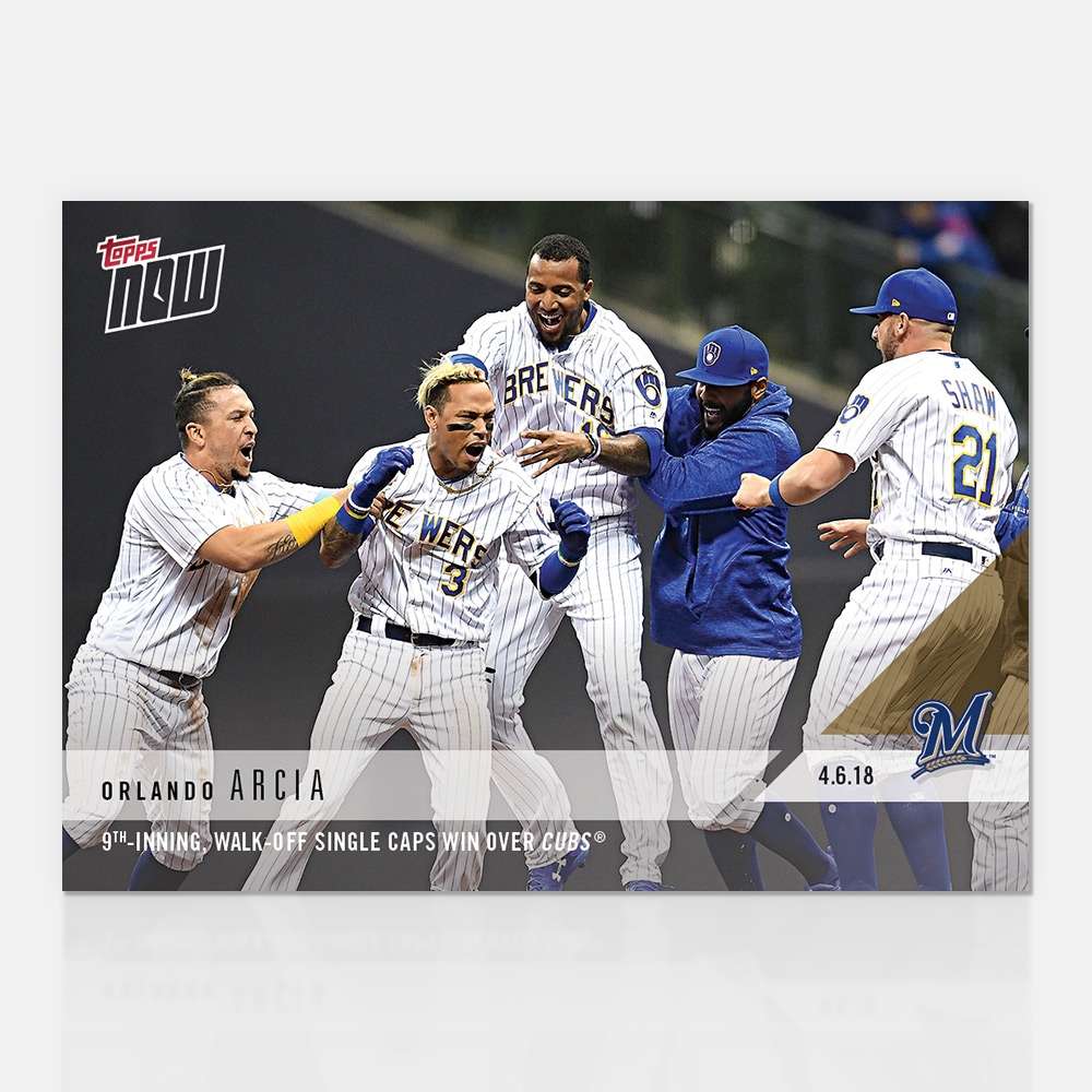 Orlando Arcia - 04/06/2018 TOPPS NOW® Card 43 - Print Run: 239