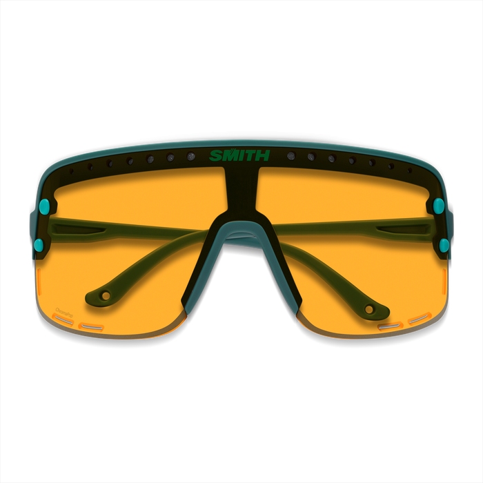 Smith Ultralite ChromaPop Glasses - Matte Malachite - Low Light Copper