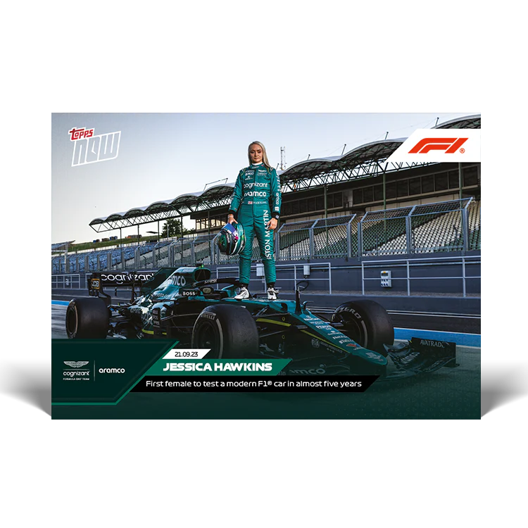Topps UK - Jessica Hawkins - First Female F1 Test Driver In Five Years - F1 TOPPS NOW® Card #53