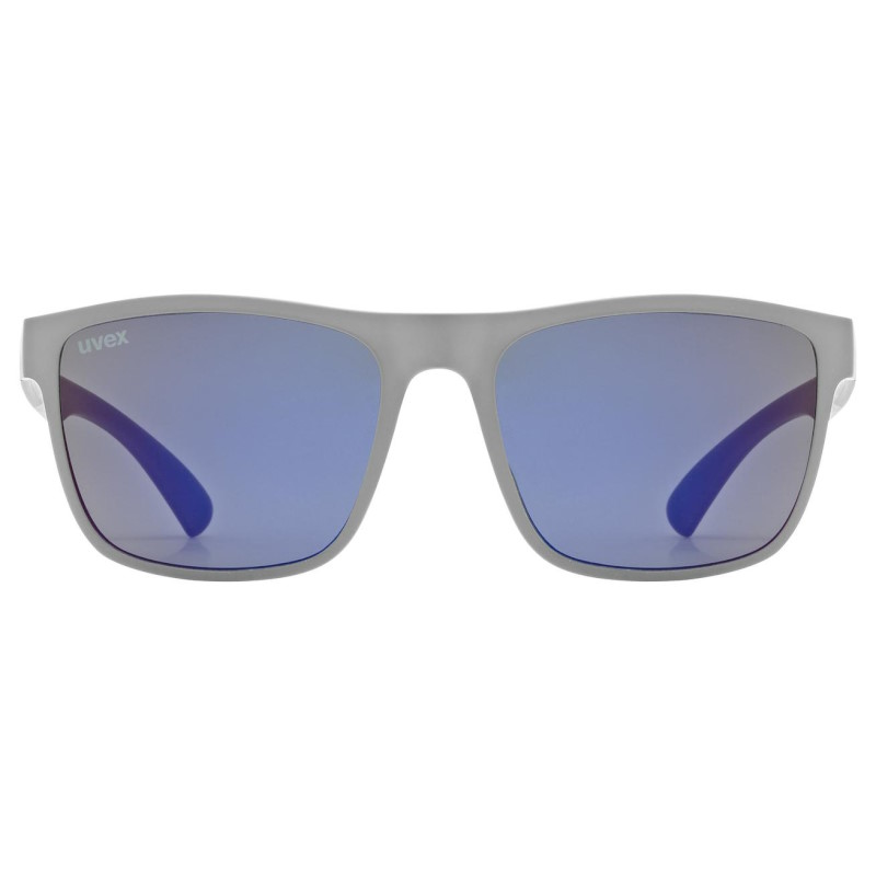 Uvex rookie Kids Glasses - grey matt/mirror blue