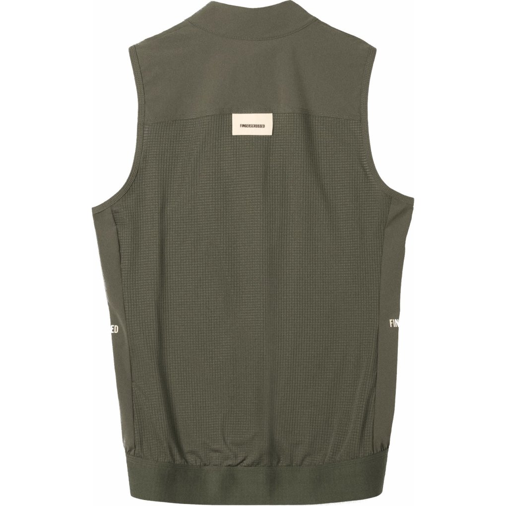 FINGERSCROSSED Road Wind Vest Men - Olive