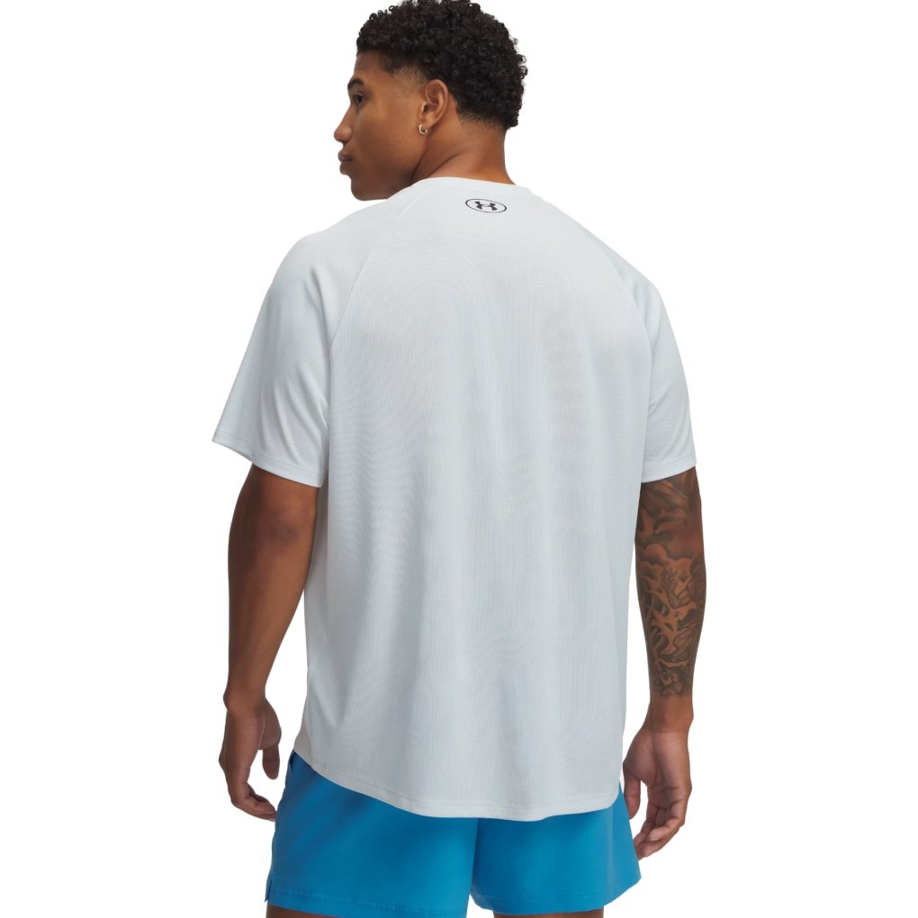 Under Armour UA Tech™ Textured Short Sleeve Shirt Men - Distant Gray/Black