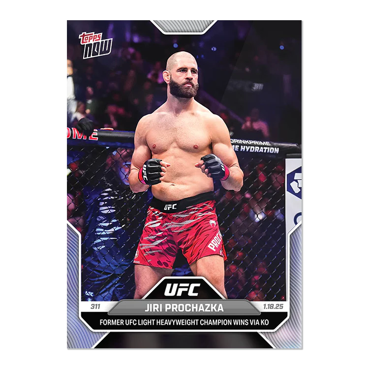 Jiri Prochazka - 2025 UFC Topps NOW® Card 3