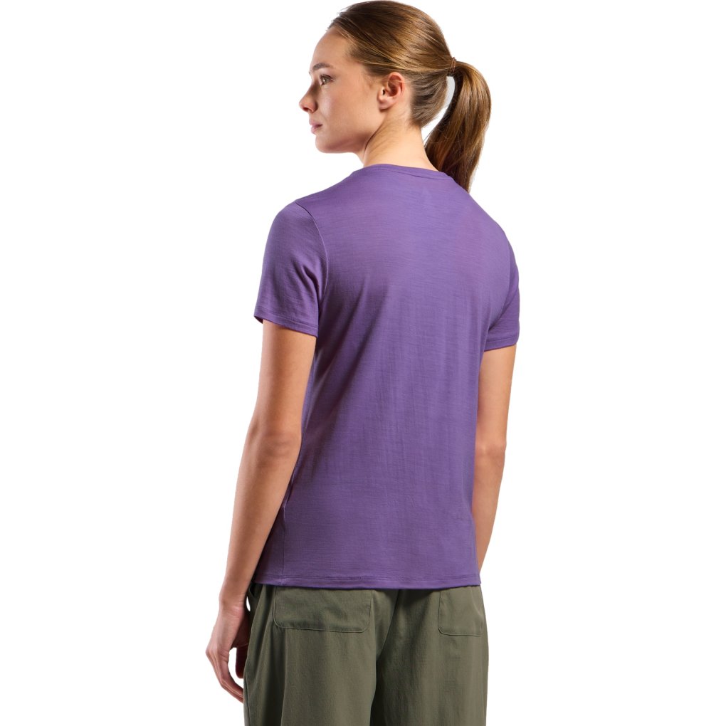 Odlo Ascent Merino 160 Raincloud T-Shirt Women - afterparty