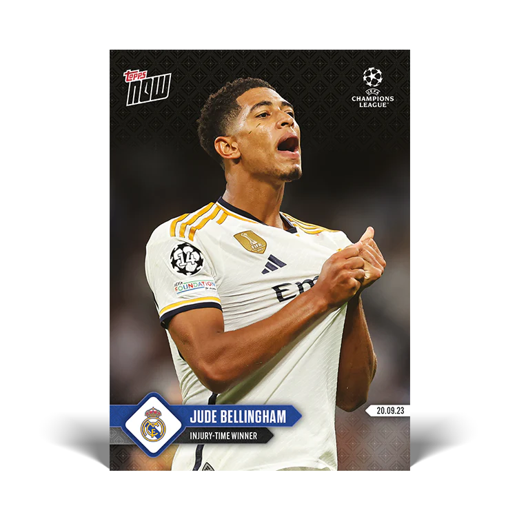 Topps UK - Jude Bellingham - Injury-time winner - UCL TOPPS NOW® Card #21