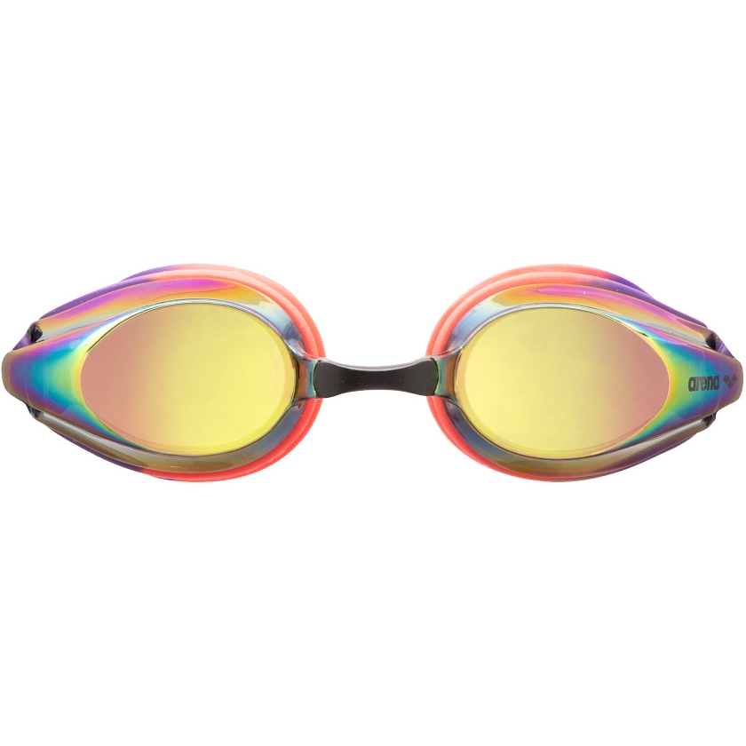 arena Tracks Mirror Swimming Goggles - Copper/Plum/Bright Coral