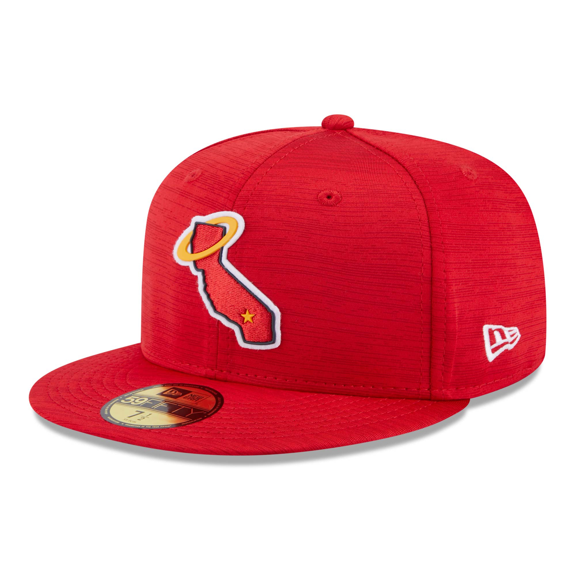 Los Angeles Angels 2023 MLB Clubhouse New Era 59FIFTY Fitted Cap Red
