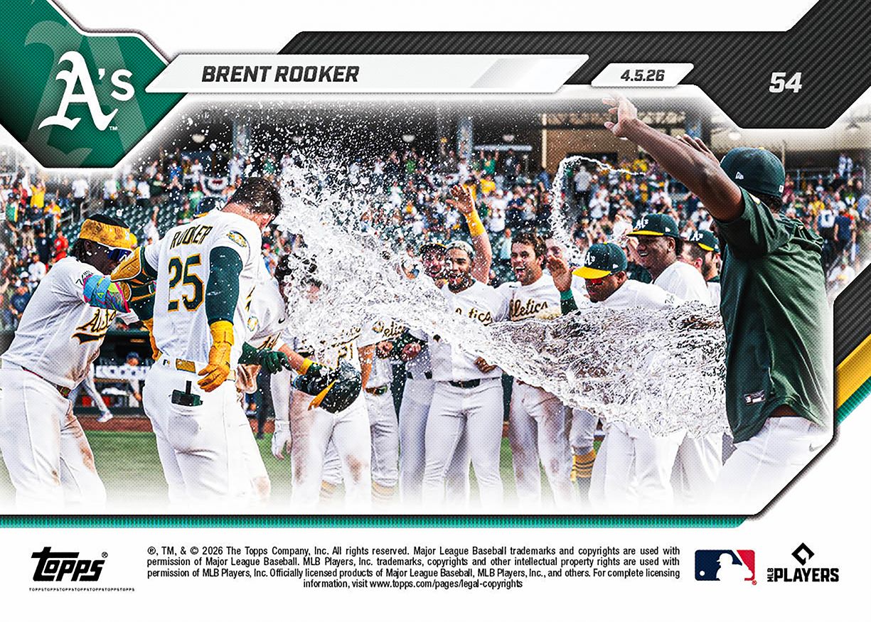 Brent Rooker - 2026 MLB Topps NOW® - Card 54