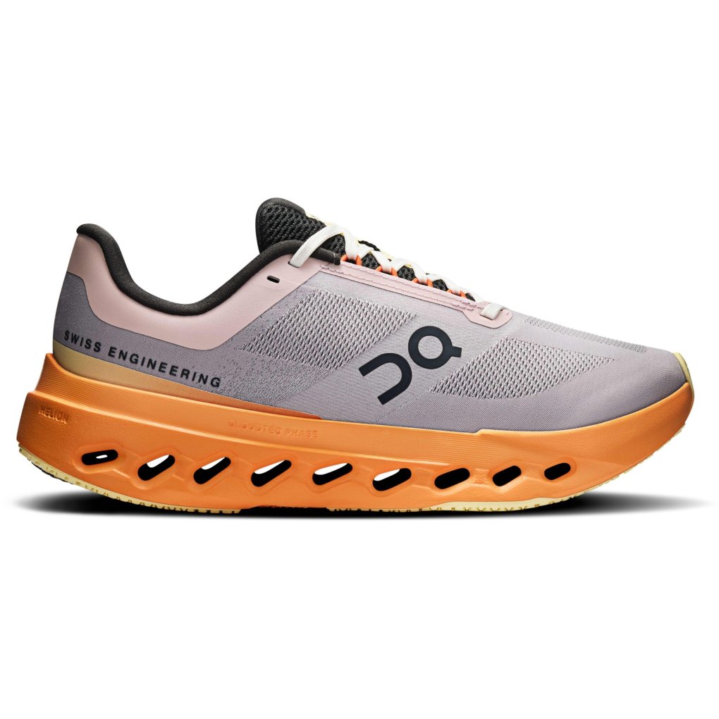 On Cloudsurfer Next Running Shoes Women - Lilac | Tangerine