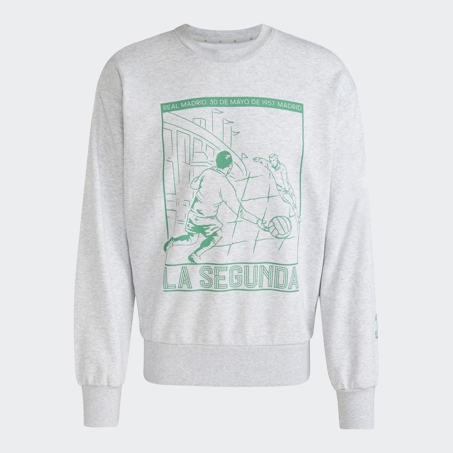 Mens adidas Heritage Pack Sweatshirt Grey | 1957