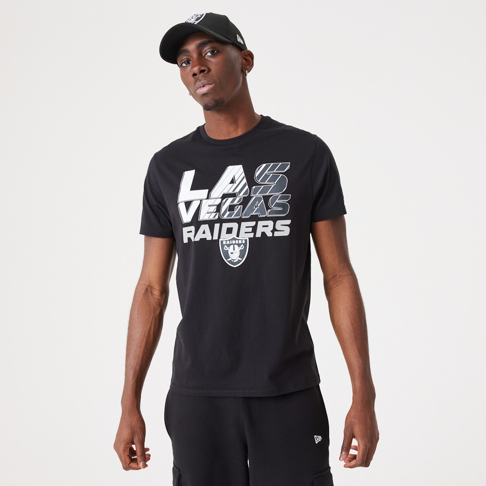 Las Vegas Raiders Gradient New Era NFL T-Shirt Black