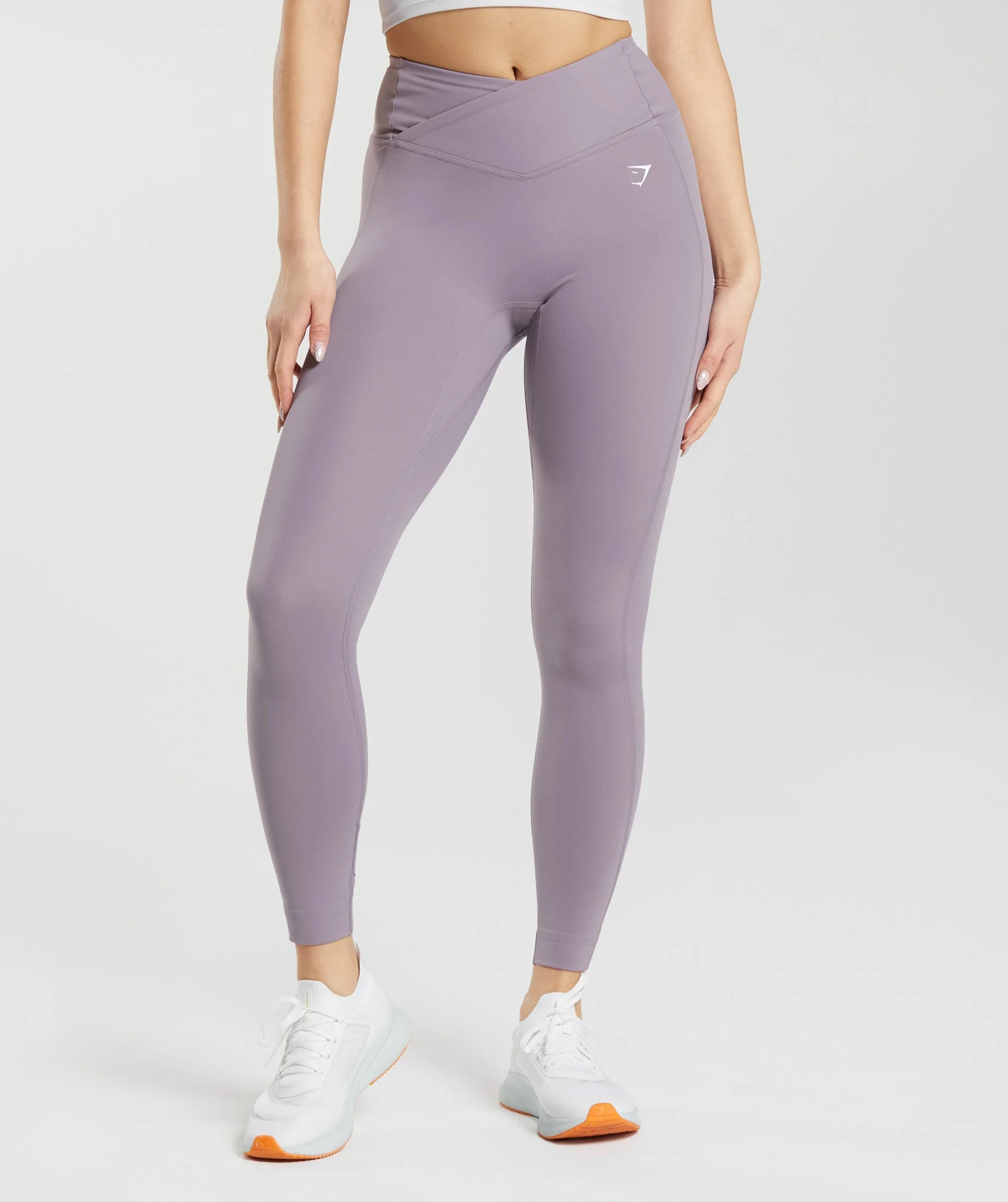 Crossover Leggings Slate Lavender