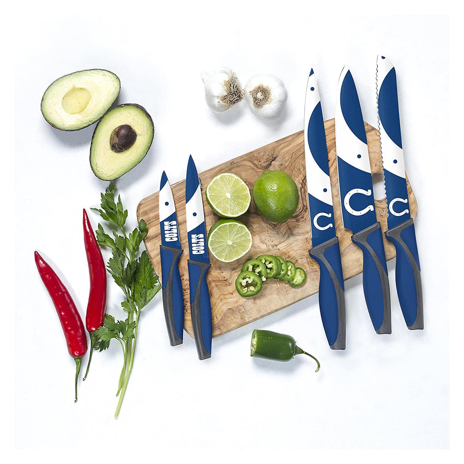 Indianapolis Colts NFL 5-Piece Kitchen Knife Set