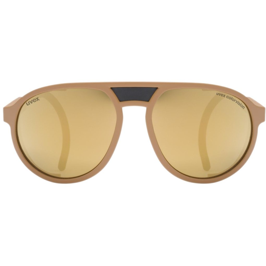 Uvex mtn classic CV Glasses - dessert matt/colorvision mirror champagne