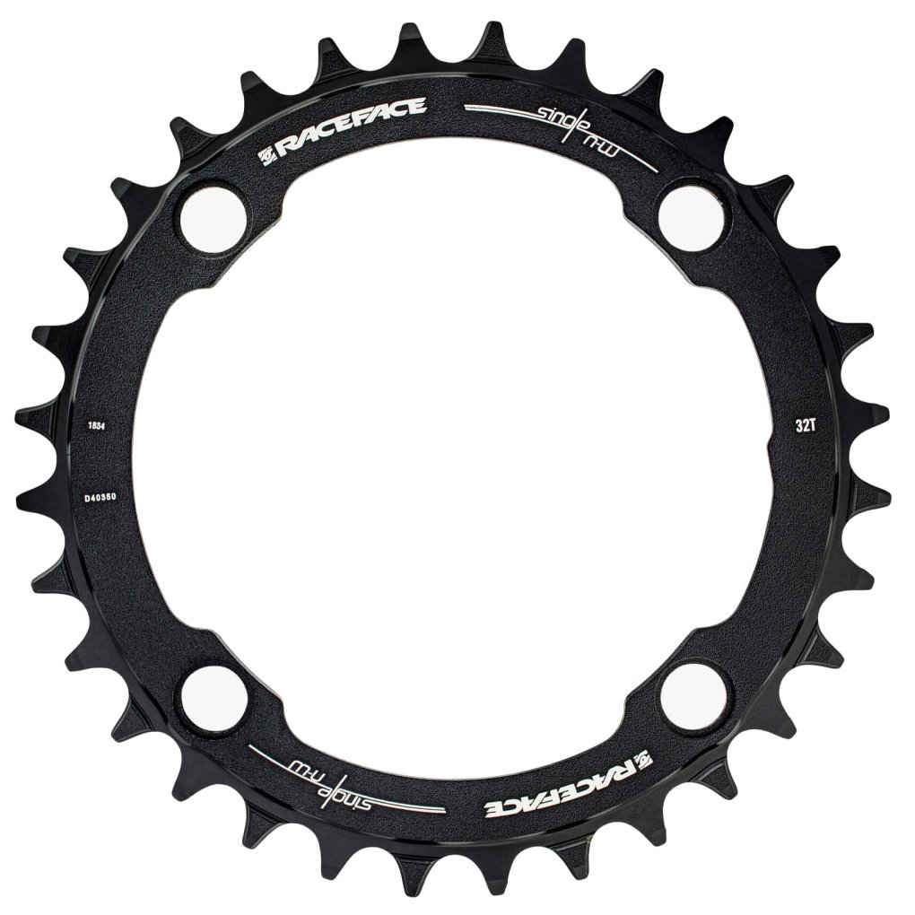 Race Face Narrow Wide Chainring - 4 Bolt - 104mm - black