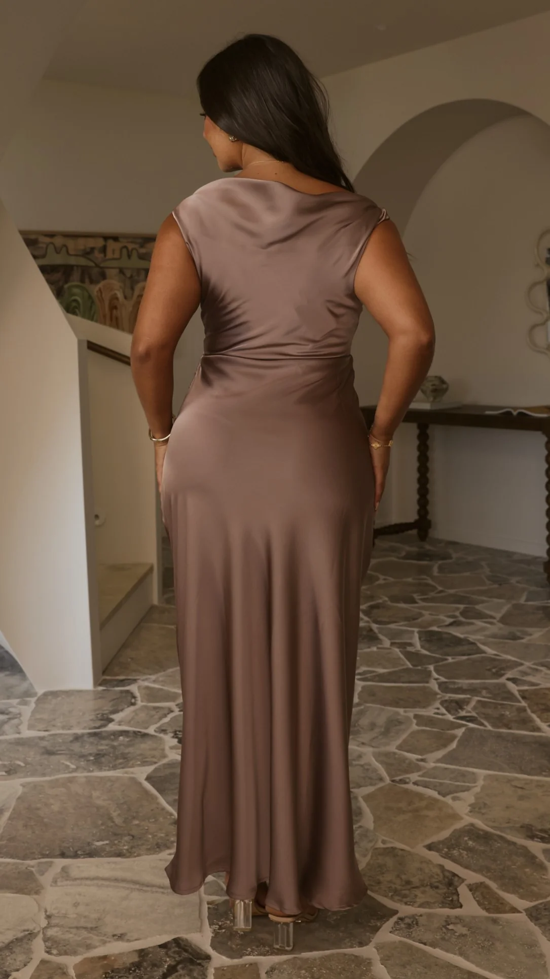 Gigi Maxi Dress - Mushroom