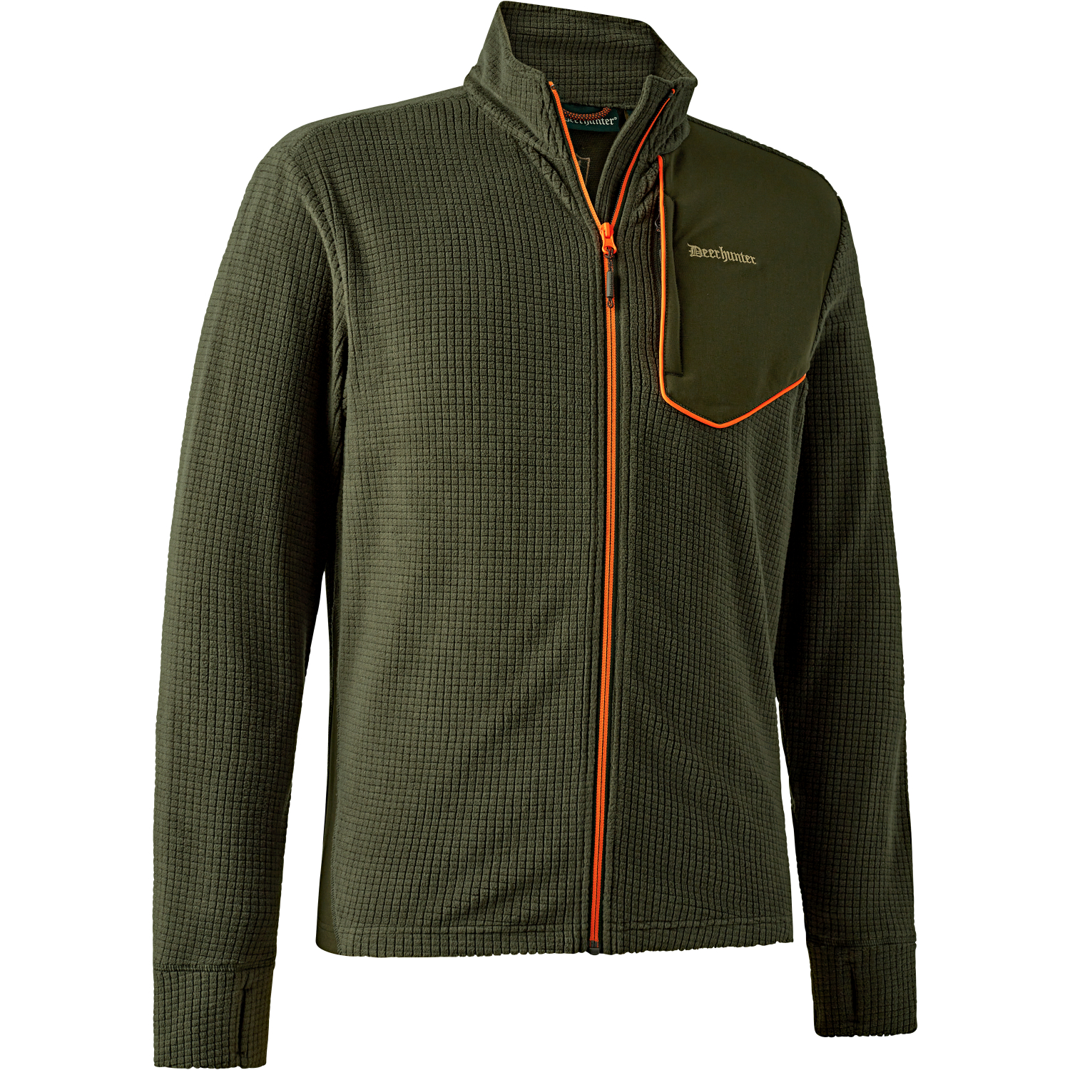 Chamois Full-Zip Fleece Jacket Men (Forest Green)