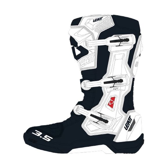 Cross 3.5 2024 leatt boots - whiteRef: LB0779