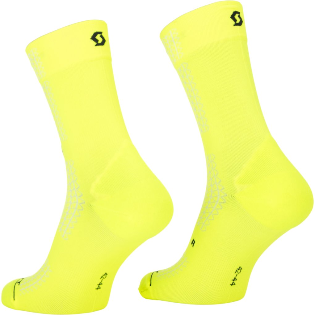 SCOTT Performance Crew Socks - safety yellow