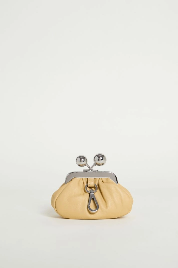 Nappa leather mini bag - YELLOW
