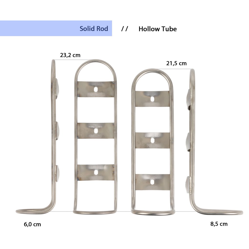 King Cage Manything Cage Solid Rod + Straps - Titanium