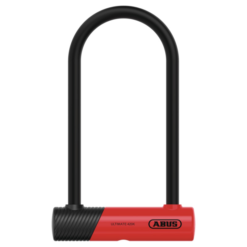 ABUS Ultimate 420K/170HB230 U-Lock + USH Holder + Cobra 10/120 Cable - black/red