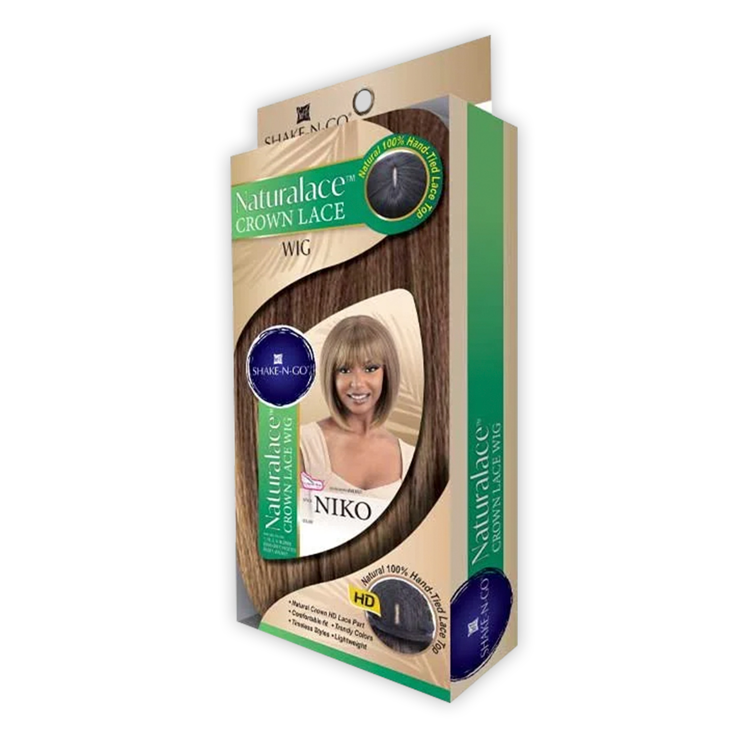 Shake-N-Go Wig Naturalace HD Crown Lace Part Niko