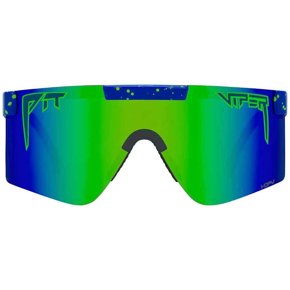 Pit Viper The Original 2.0 Glasses - Wide - Leonardo / HDPV Polarized Blue-Green