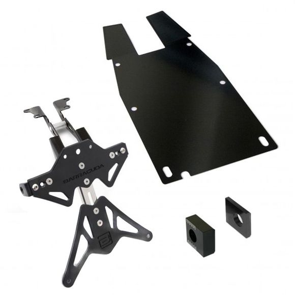 Barracuda Black License Plate Holder - BlackRef: bar0591 / ymt9104-2-17