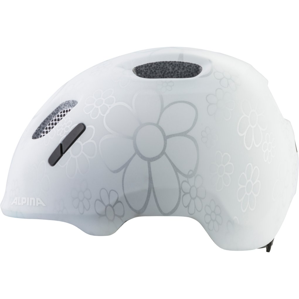 Alpina Ximo 2 LE Helmet Kids - pearl white flowers matt