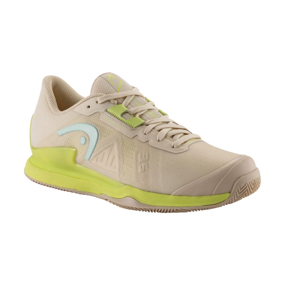 HEAD SPRINT PRO 3.5 CLAY BEIGE YELLOW WOMEN'S 274153 MCLI