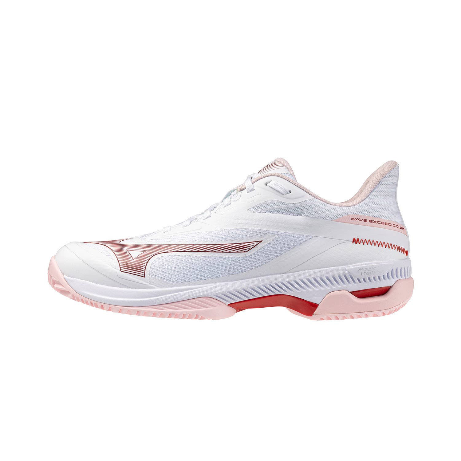 MIZUNO WAVE EXCEED COURT CLAY COURT WHITE/PINK WOMEN 61GC2521